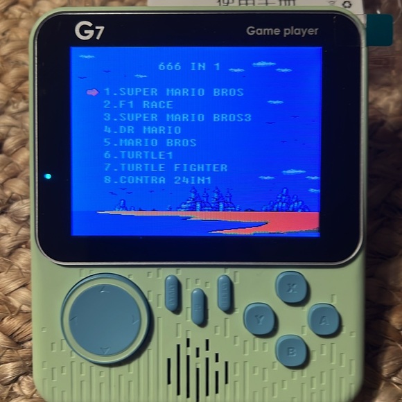 New in box G7 game box 666 games has gamepad color of game box is green - Picture 4 of 16